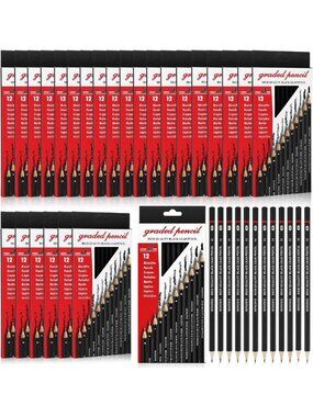 312-Piece Sketching Pencil Set - Graphite Drawing Pencils (2H to 8B) for Artists